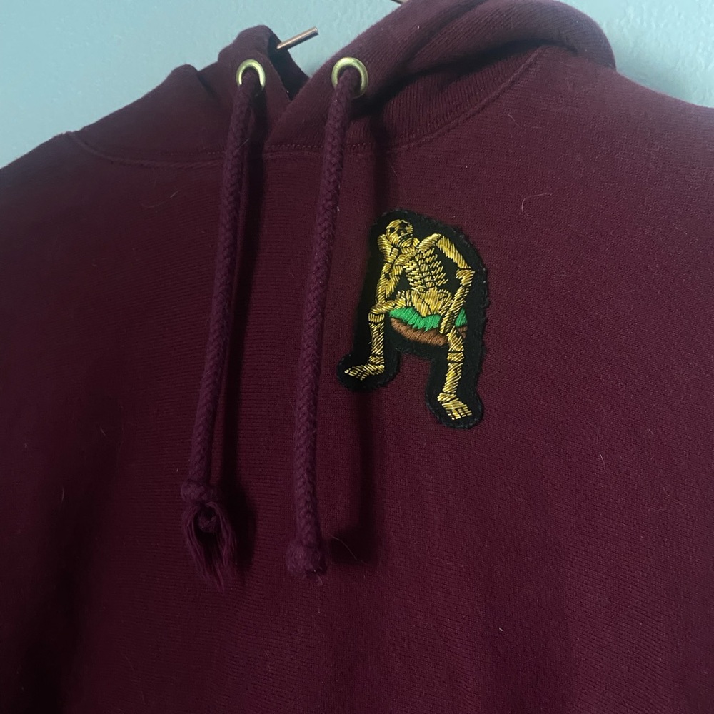Rowing Blazers Skeleton Patch Hoodie - image 4